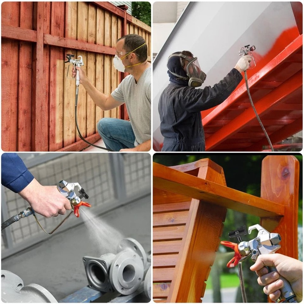 Airless Spray Nozzles Reversible Paint Spray Tips Compatible With Spray Guns Stainless Steel 3