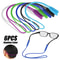 Antislip Silicone Glasses Straps Colorful Eyewear Retainers Flexible And Durable For Sunglasses And 3