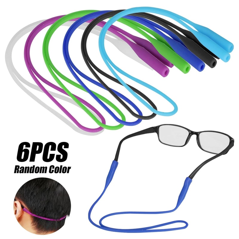 Antislip Silicone Glasses Straps Colorful Eyewear Retainers Flexible And Durable For Sunglasses And 3