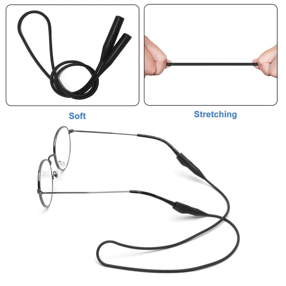 Antislip Silicone Glasses Straps Colorful Eyewear Retainers Flexible And Durable For Sunglasses And 1