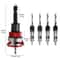 Countersink Drill Bit Set Adjustable Depth Stop Hex Shank Includes Wrench For Smooth Cutting In Woo 6