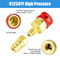 High Low Side Quick Coupler Adapter Connectors Kit Brass Conversion For Car AC 3