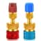 High Low Side Quick Coupler Adapter Connectors Kit Brass Conversion For Car AC 0