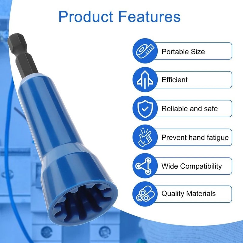 Twister Wire Twisting Tool Kit Electrical Drill Nut Twister With Chuck For Fast Installations 1