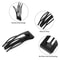 Black Snap Hair Clips Metal Barrettes Hair Accessories NonSlip And Durable Perfect For Women And Gi 3