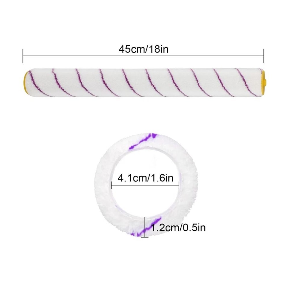 Washable Microfiber Paint Roller Sleeves Reusable Low Splatter LintFree Shedless High Paint Hold 1