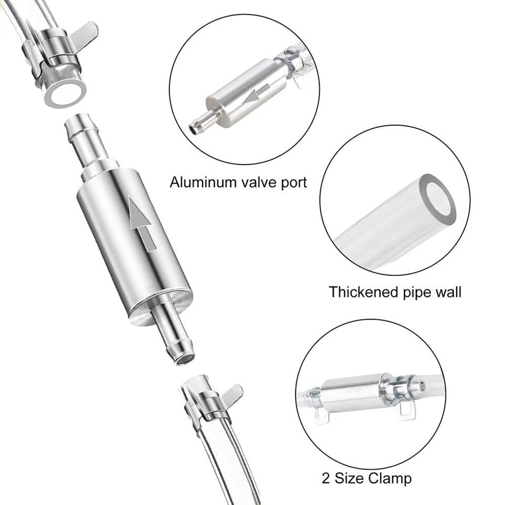 Brake Bleeder Hose Kit One Way Check Valve Tube Efficient Tool For Motorcycle And Car Brake Fluid B 2