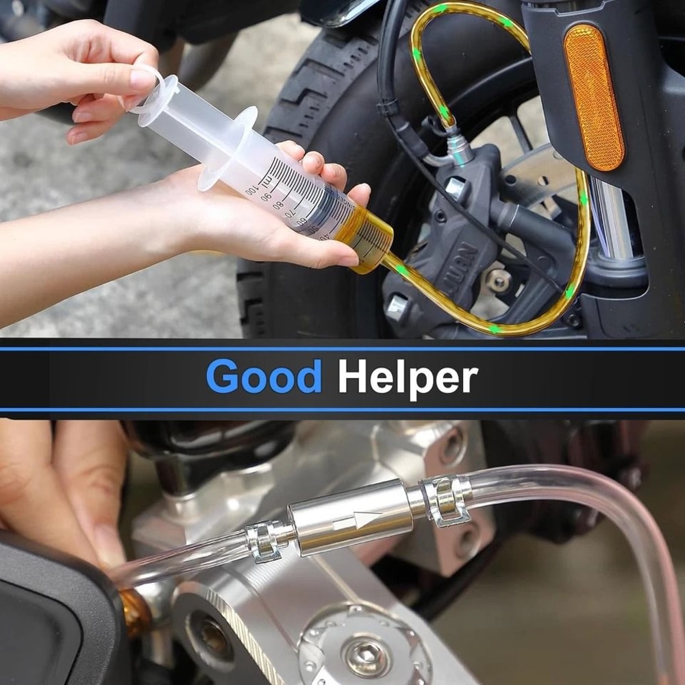 Brake Bleeder Hose Kit One Way Check Valve Tube Efficient Tool For Motorcycle And Car Brake Fluid B 5