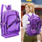 Waterproof Transparent Sling Bag Heavy Duty Clear Backpack For School Travel Concert Stadium Use 1