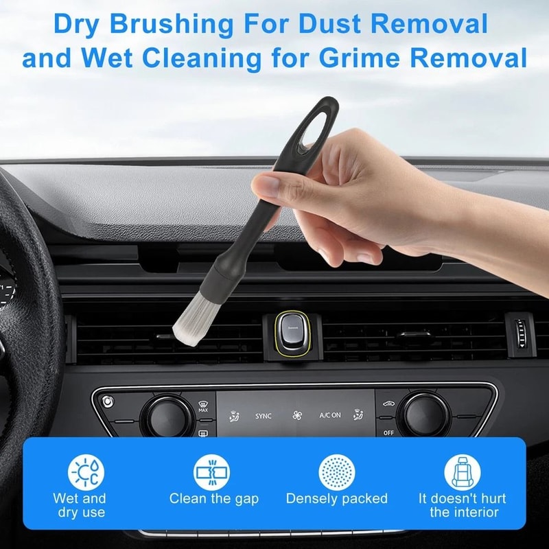 Wash Auto Detailing Cleaning Kit Car Detail Brush For Engine Wheel Interior Care 1