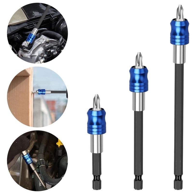 Magnetic Drill Bit Holder Quick Insert Hex Extension For Impact Driver 0
