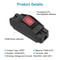 Waterproof Inline Cord Switch For Lamp Appliance Button On Off AC DC High Power Inline Switch 2