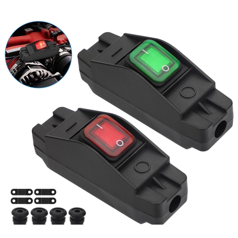 Waterproof Inline Cord Switch For Lamp Appliance Button On Off AC DC High Power Inline Switch 0