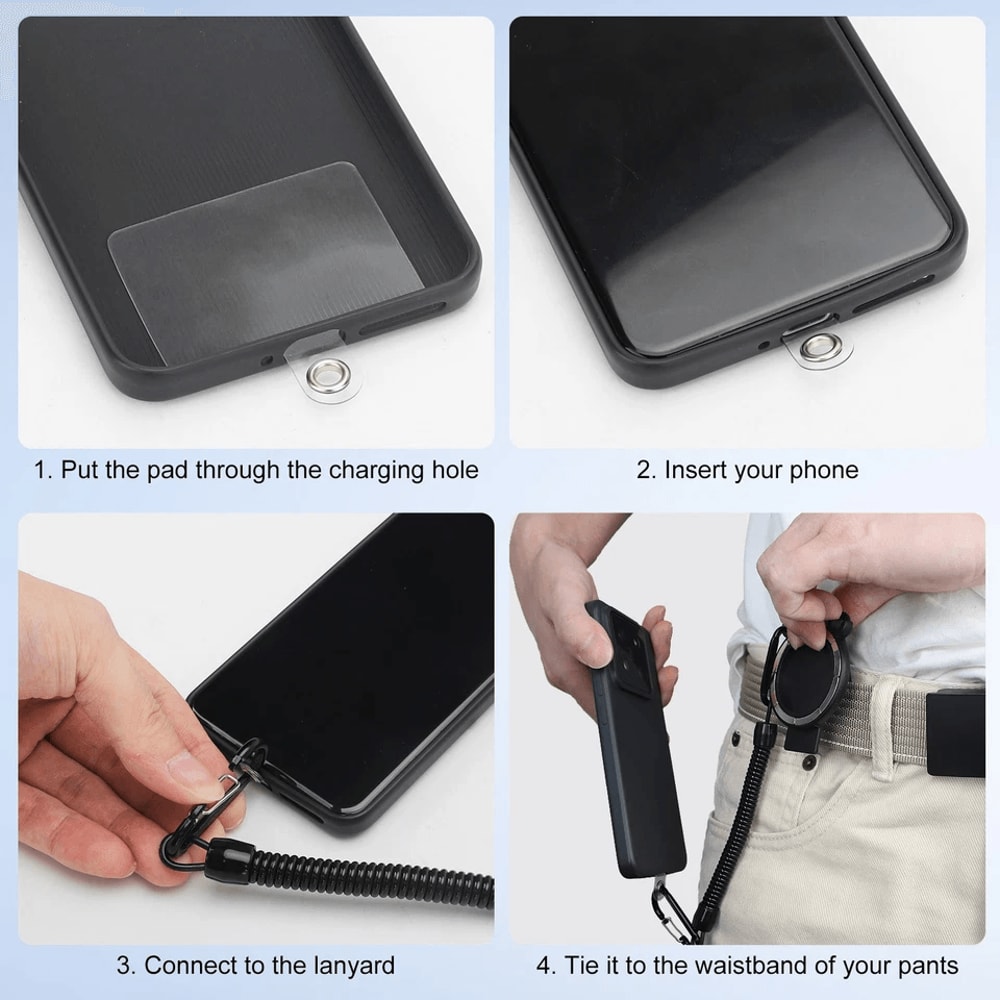 Clip Phone Mount For All Phones Magnetic Backpack Strap Holder For Outdoor Hiking Travel Use 2