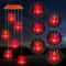Bird Wind Chimes Light Solar Powered LED Red Outdoor Garden Yard Hang Home Decor Gift 0