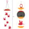 Bird Wind Chimes Light Solar Powered LED Red Outdoor Garden Yard Hang Home Decor Gift 2