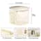 Organizer Clear Window Zipper Closure Hat Box Round Hat Storage Box For Travel Closet And Under Bed 6
