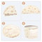 Organizer Clear Window Zipper Closure Hat Box Round Hat Storage Box For Travel Closet And Under Bed 7