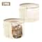 Organizer Clear Window Zipper Closure Hat Box Round Hat Storage Box For Travel Closet And Under Bed 5