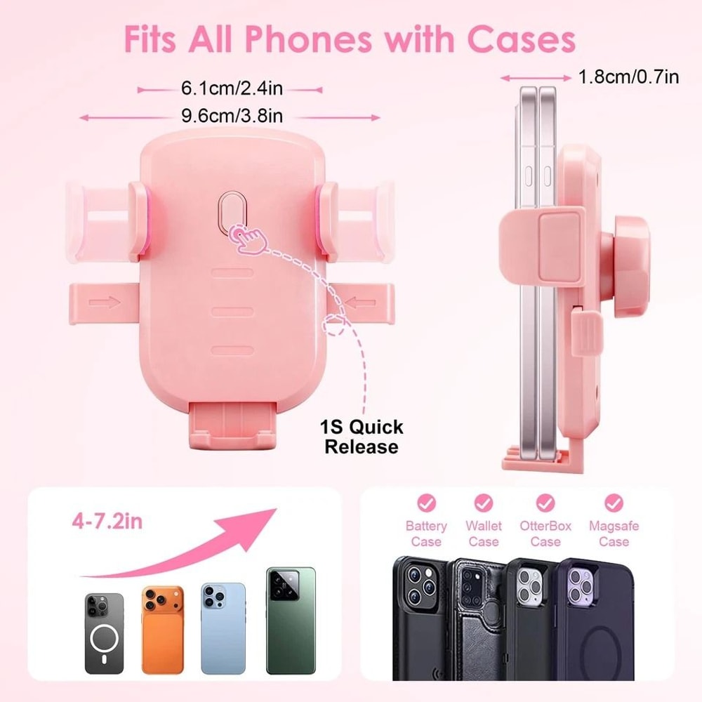 Adjustable Dashboard Car Phone Holder Mount For IPhone Samsung Android Smartphones In Car 5