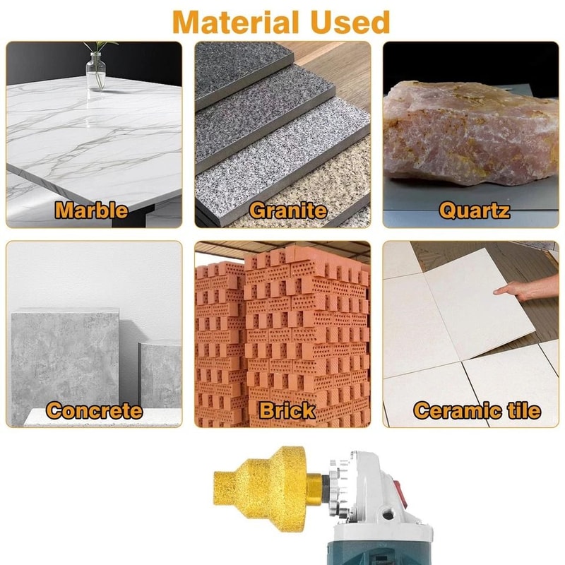 Pagoda Drill Bit Diamond Core Stepped Thread Hole Enlarger For Tile Concrete MultiSize Professional 3