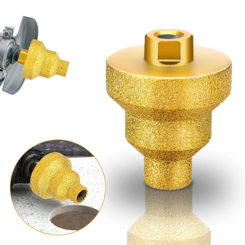 Pagoda Drill Bit Diamond Core Stepped Thread Hole Enlarger For Tile Concrete MultiSize Professional 0