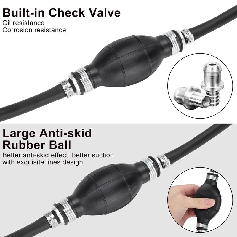 Primer Bulb Assembly For Boat Motor Fuel Line Hose Snap Connector Outboard Hose For Yamaha Mariner 4