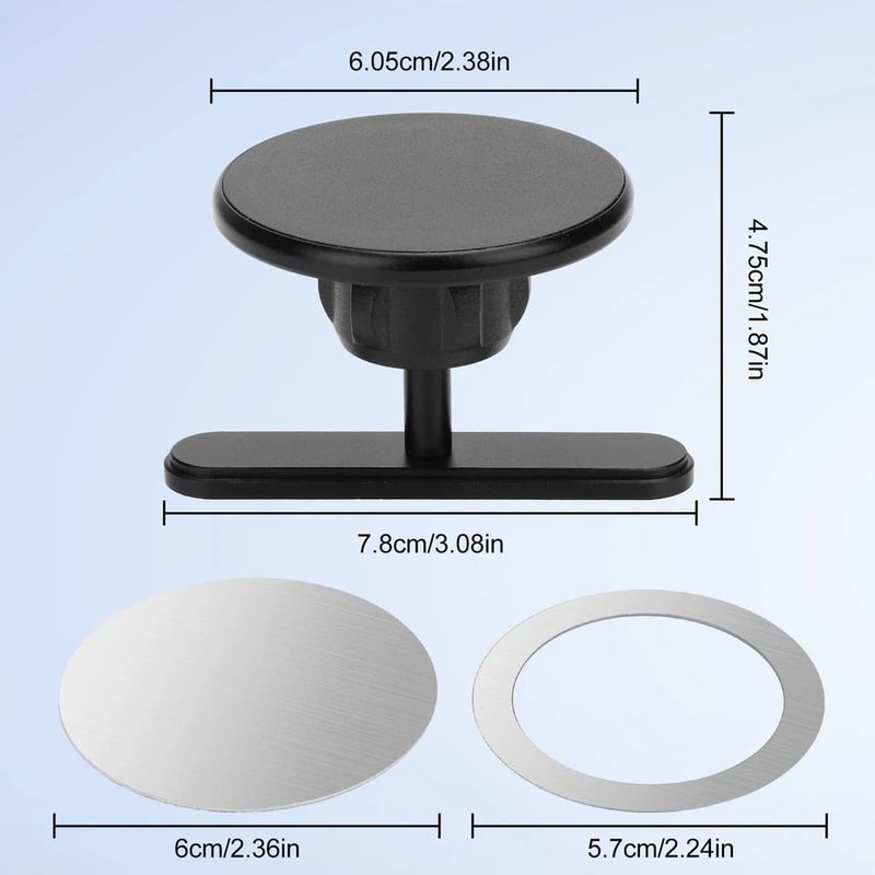 Aluminum Alloy Magnetic Golf Cart Phone Holder Adjustable MagSafe Mount For IPhone Universal Compat 6