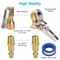 Air Chuck For Tire Inflators Brass Closed Flow Clip MNPT Quick Plug Tire Compressor Accessory 2