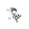 Stainless Steel Boat Bimini Top Hinge Quick Release Swivel Deck Top Fitting For Tubes Marine Grade
