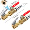 Precision LockOn Tire Chuck Brass Air Compressor Valve Rapid Inflate Deflate 6