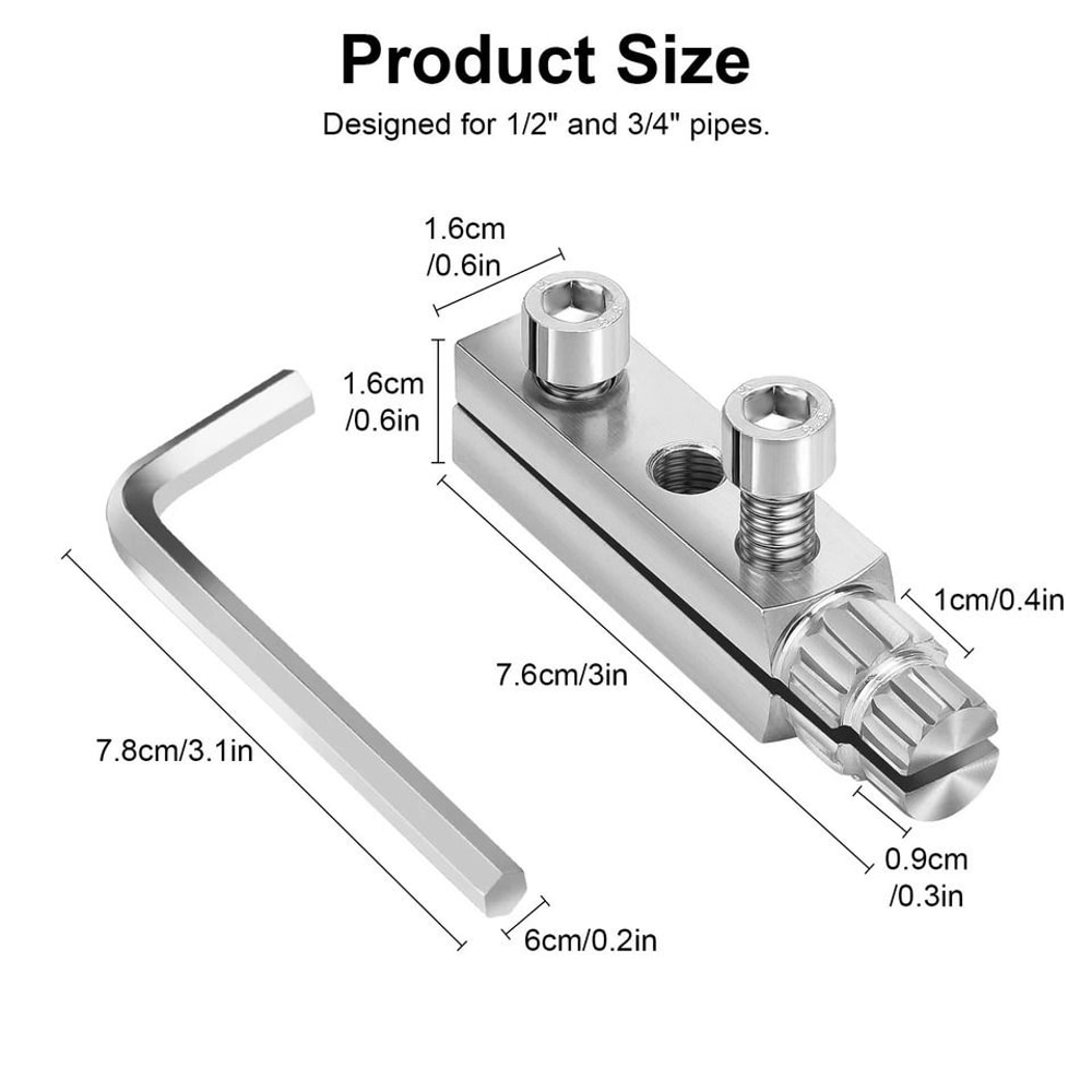 Faucet Angle Valve Broken Wire RemoverWater Pipe Screw Extractor Set For Plumbing And Repairs 3