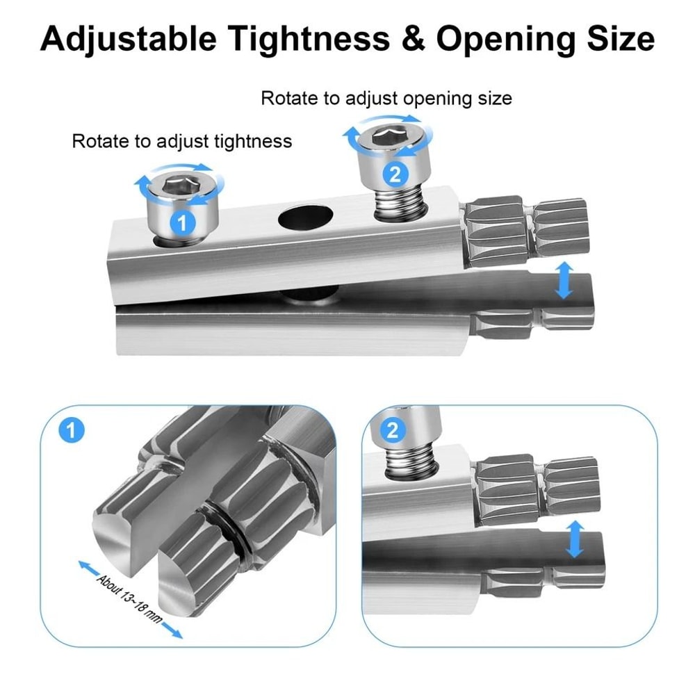 Faucet Angle Valve Broken Wire RemoverWater Pipe Screw Extractor Set For Plumbing And Repairs 4