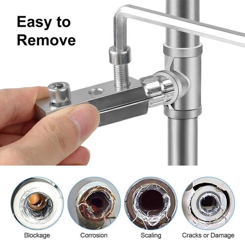Faucet Angle Valve Broken Wire RemoverWater Pipe Screw Extractor Set For Plumbing And Repairs 5