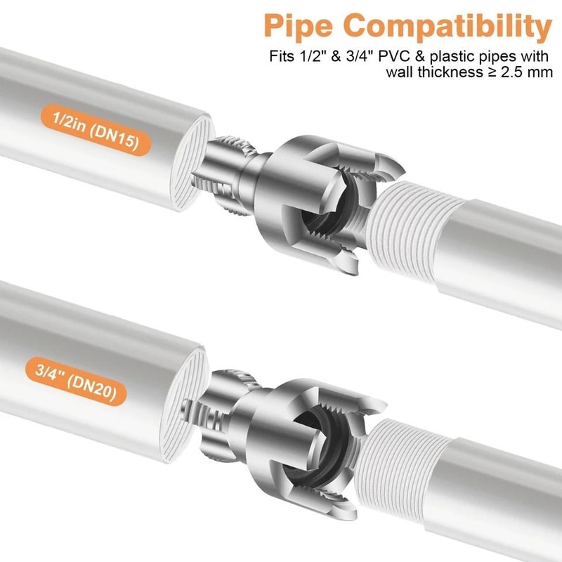 Internal External Pipe Thread Repair Tool For PVC PPR Alloy Steel Clockwise Threading Electric Dri 2