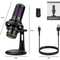 Condenser USB Gaming Microphone Cardioid Omnidirectional Noise Cancellation For PC Laptop Streamin 7