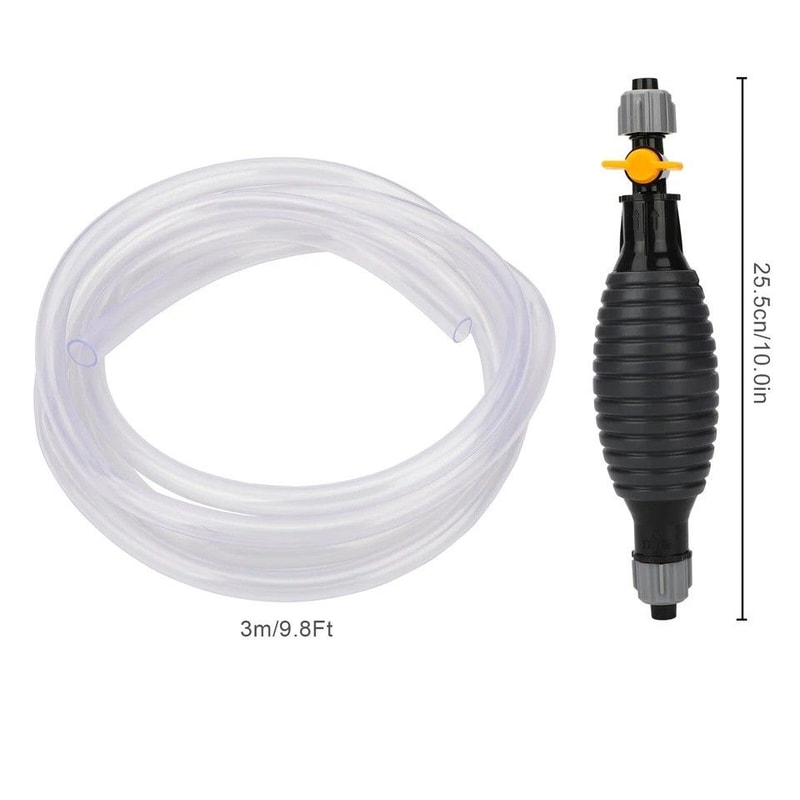 Manual Siphon Pump Gas Transfer Hose For Gasoline Oil Hand Pump Fuel Transfer PVC Hose For Water 1