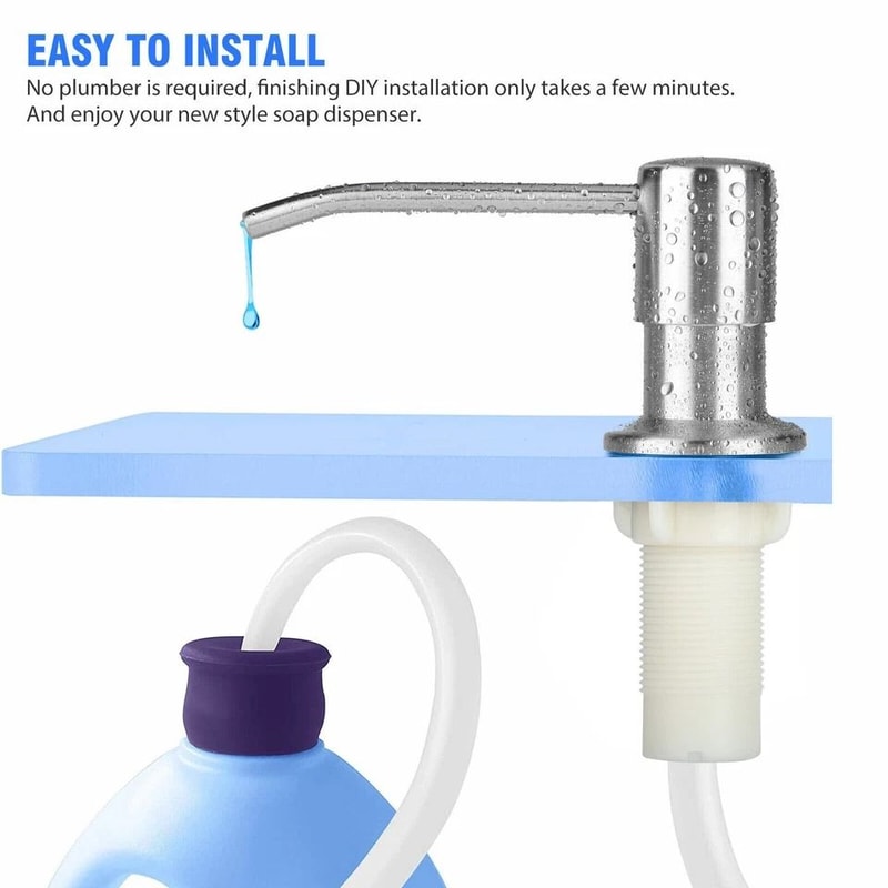 Stainless Steel Soap Dispenser Pump Extension Kit For Kitchen HighQuality Hand Pump With FoodGrade 3