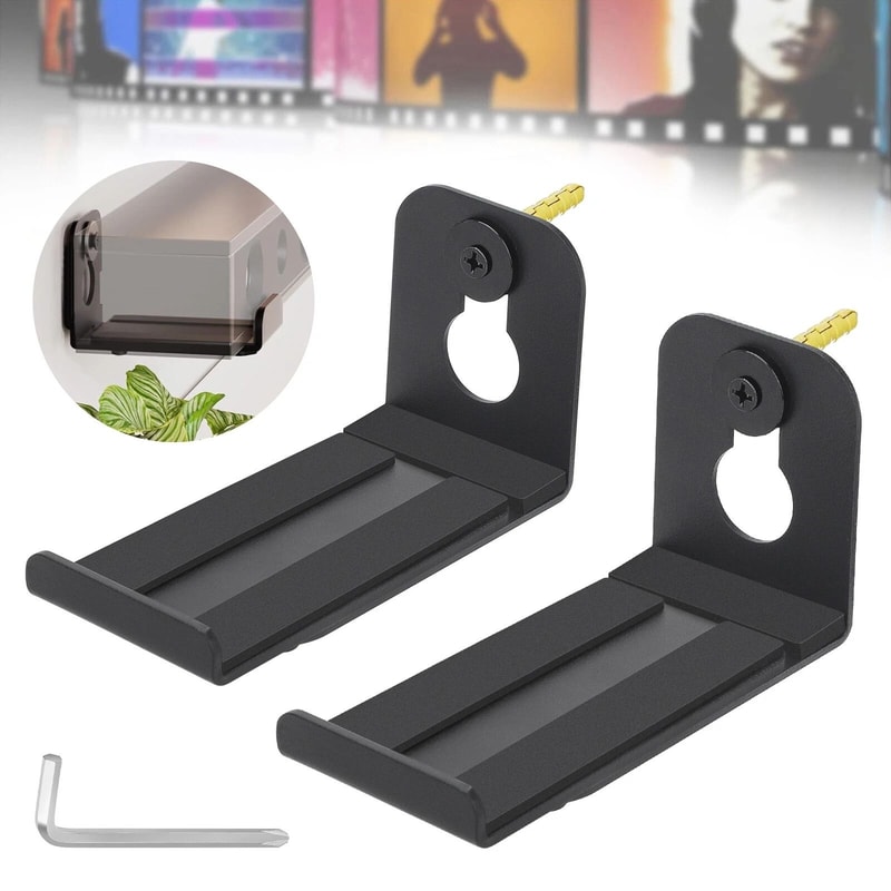 Adjustable Universal Soundbar Wall Mount Bracket For LG Sony JBL Bose Samsung Vizio Sonos And More 0