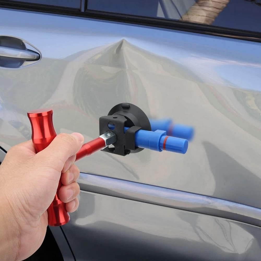 Auto Body Dent Puller Suction Cup Aluminum Alloy Handle Manual Pump For Car Truck SUV Paintless Rep 0