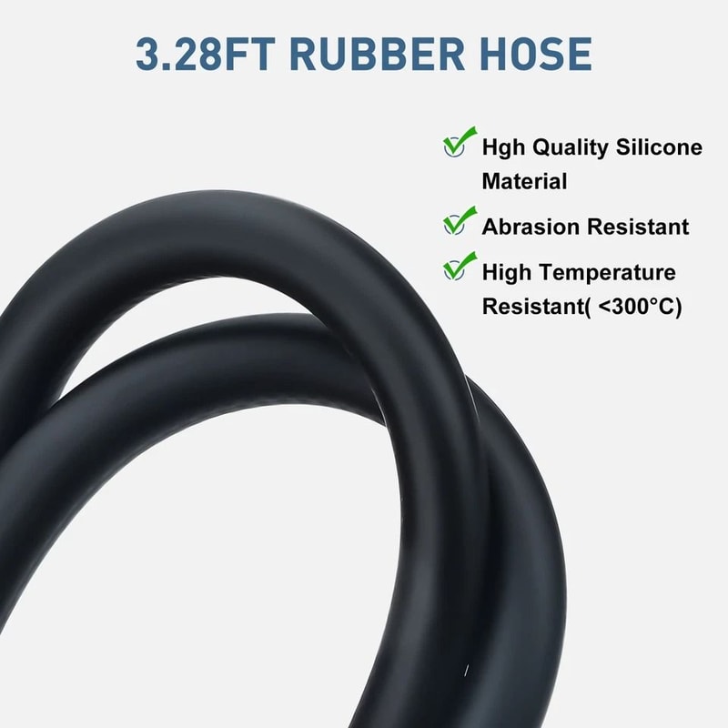 Exhaust Back Pressure Tester HighVisibility HD Pressure Gauge Hose Adapters For Quick Diagnostics 4