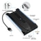 Vertical Cooling Fan Stand For ProSlim RGB Lighting USB Ports For Charging Low Noise Cooling For PS 5