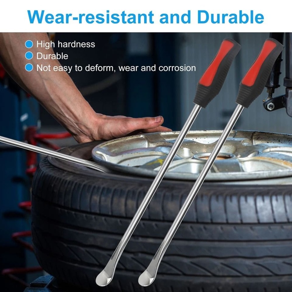 HeavyDuty Steel Tire Spoon Set Tire Changing Lever For Motorcycle Car ATV Bicycle 3