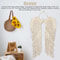 DIY Angel Wing Woven Tapestry Macrame Boho Wall Hanging Unique Home Decor Boho Room Art Perfect Gif 3