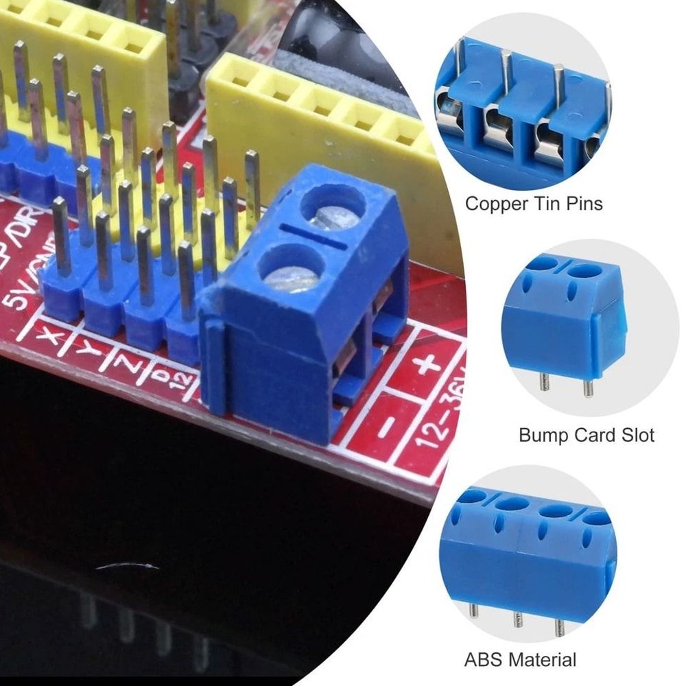 AWG Pitch PCB Mount Screw Terminal Block Connector Kit Pins HighQuality DIY Electronics Parts 2