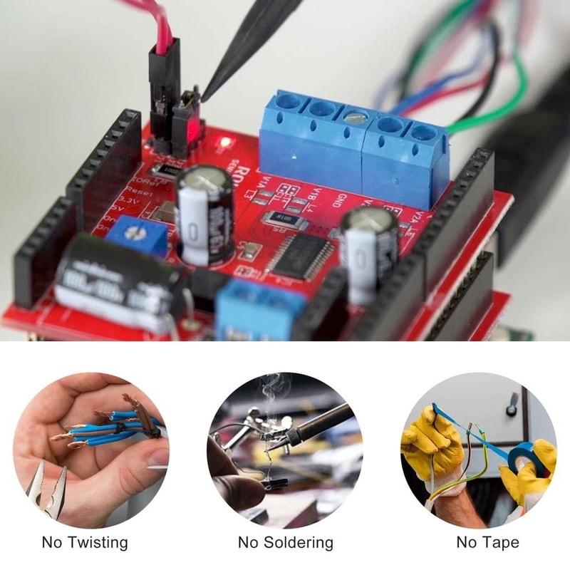 AWG Pitch PCB Mount Screw Terminal Block Connector Kit Pins HighQuality DIY Electronics Parts 4
