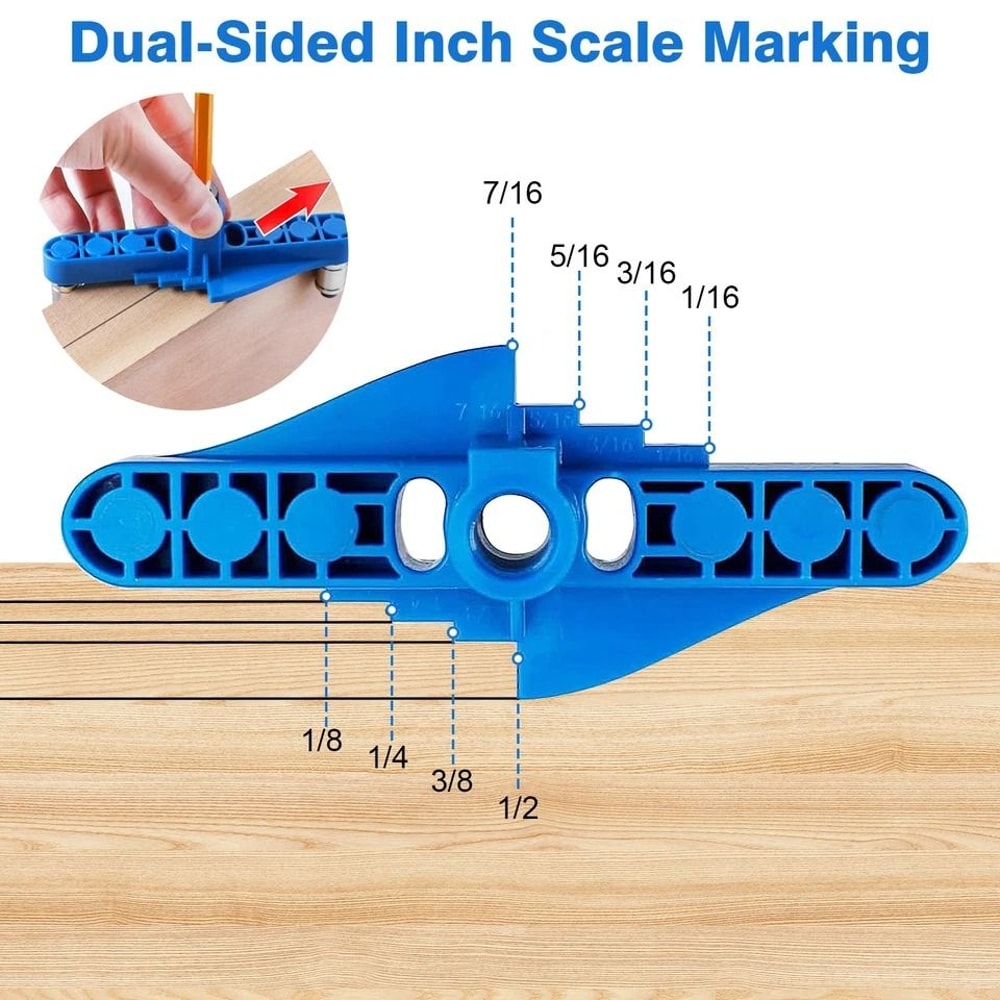 Self Centering Doweling Jig Wood Pocket Hole Jig Drilling Locator For Fast And Accurate Drilling 3