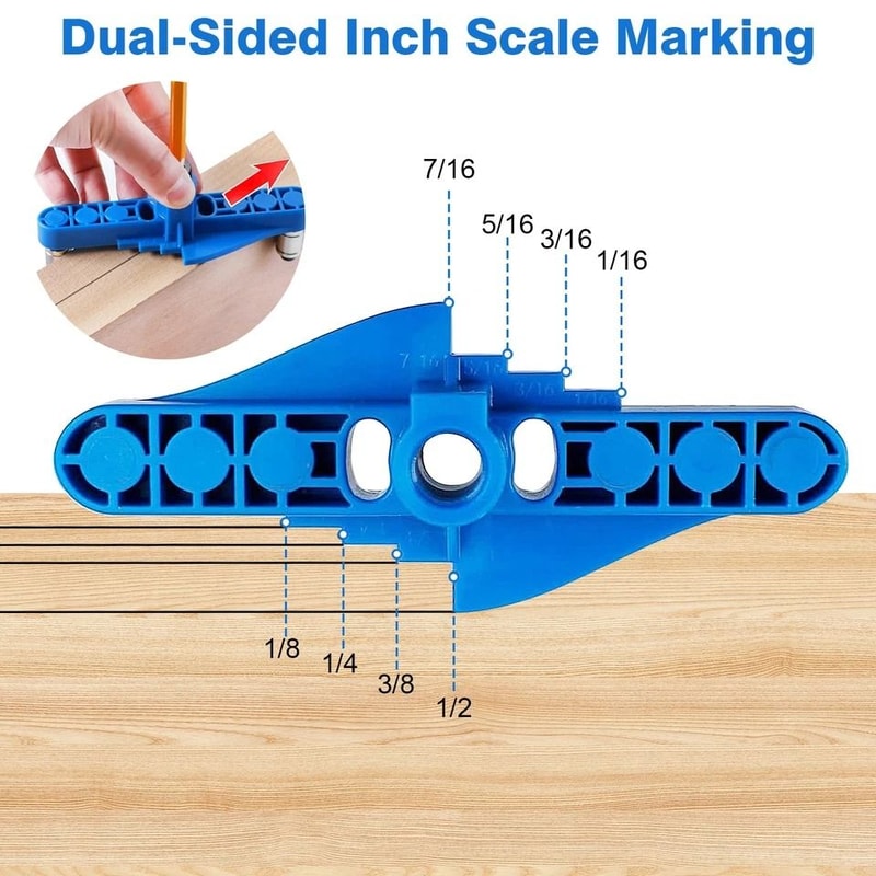 Self Centering Doweling Jig Wood Pocket Hole Jig Drilling Locator For Fast And Accurate Drilling 3