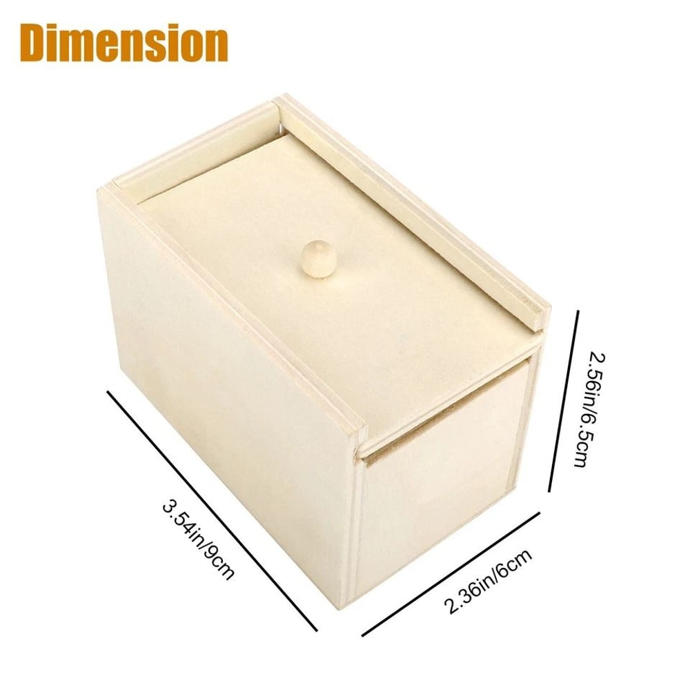 Wooden Spider Scare Box Hidden In Case Trick Prank Gag Toy Funny Play Joke Gift For Party 4