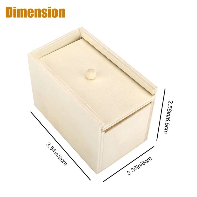 Wooden Spider Scare Box Hidden In Case Trick Prank Gag Toy Funny Play Joke Gift For Party 4